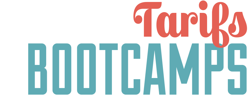 Tarifs des bootcamps